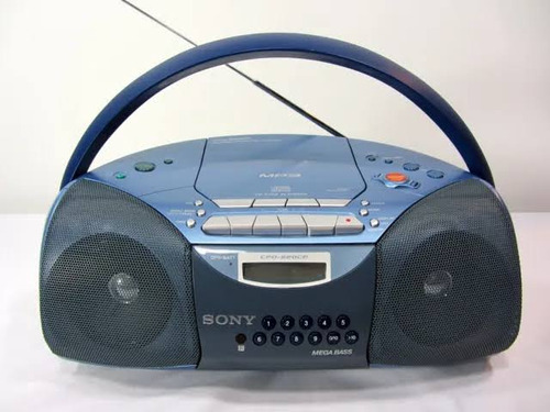 Radio Grabadora Sony Megabass Cassete Mp3 C/control Usada