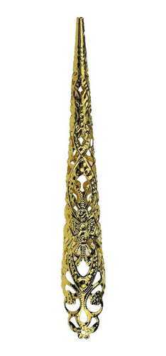 Imagen 4 de 12 de 2xchinese Antiguo Hueco Punk Antiguo Oro Garra Nudillo