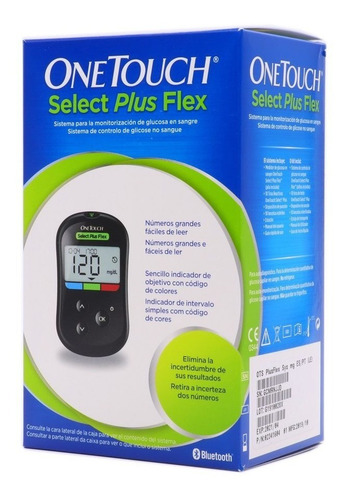 Medidor Glucosa One Touch Select Plus Flex Glucometro