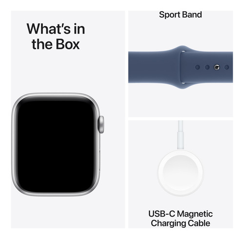 Funda Plateada Para Reloj Inteligente Apple Watch Se (2.ª Ge
