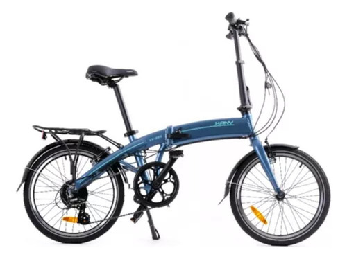 Bicicleta Electrica Plegable Kany C20 250w 25km Color Azul