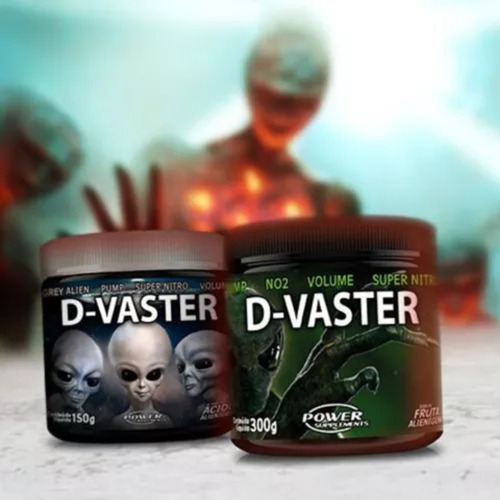 Pré Treino D-vaster 300g Power Sup - Sabor Ácido Alienígena Ácido Alienígena