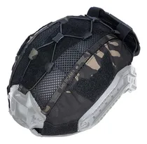 Comprar Funda De Casco Idogear IG-HC3812 Táctico Militar Con Bolsa De Batería Talla L Color Multicam Black