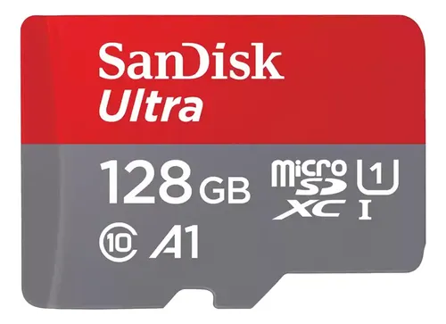 Cartão Memória Micro Sd 128gb Microsd Ultra 140mbs Sandisk