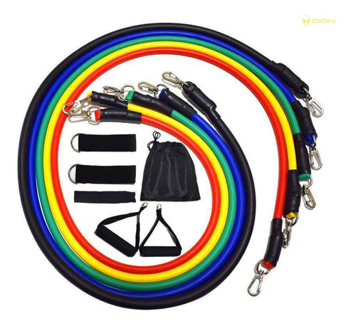 Imagen 2 de 6 de Set Ligas De Resistencia Para Ejercicio Bandas Crossfit 11pz