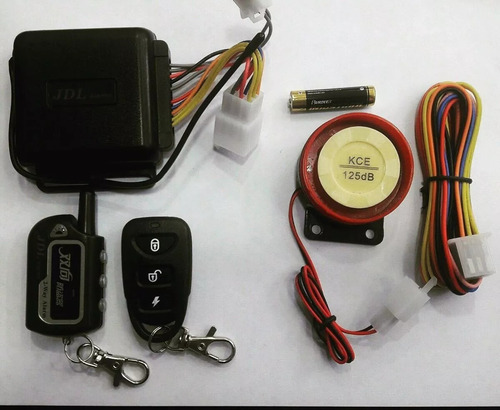 Alarma Doble Via Jdl Para Moto, 2 Controles Remotos