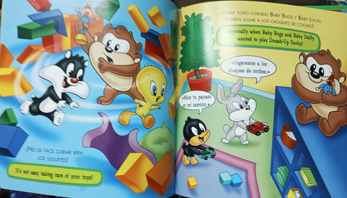 Baby Looney Tunes Libros Bilingües Tapa Dura X 3+2 Libros