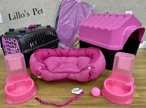 Caminha Cachorro Kit Completo Luxo