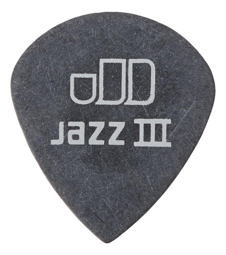 Dunlop 482r1.35 Tortex Pitch Black Jazz Iii  0.053 In  72 / 