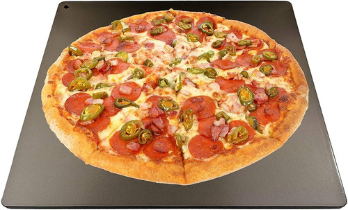 Piedra  Para Pizza En Acero Bbqarg  37cm X 33cm X 6,4mm