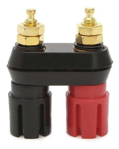 Conector Doble Banana Rojo Negro Plug