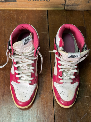 Zapatillas Mujer Nike 2013 Dunk Sky Fuxia Con Taco Oculto (Usado)