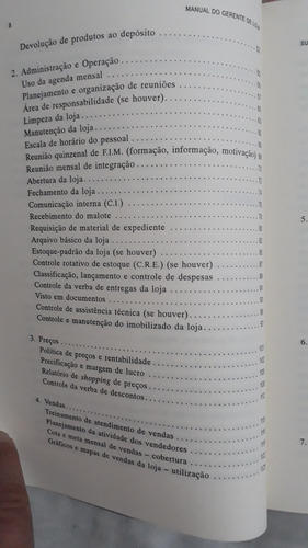 Livro Manual Do Gerente De Loja Luiz Arnaldo De Moura Lopes M32