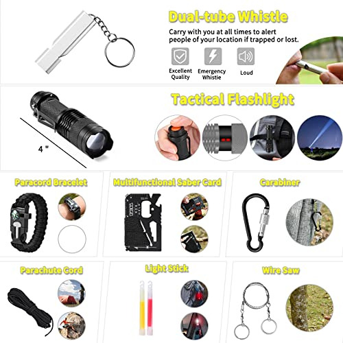 Kit De Supervivencia De Emergencia Y Botiquín De Prime...