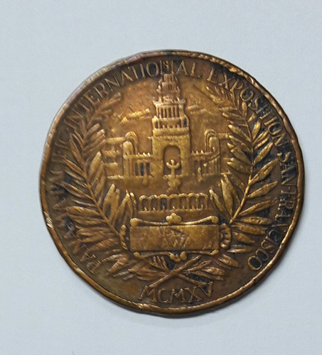 Token/ Medalla De Colección Usa California Exposición 1915.