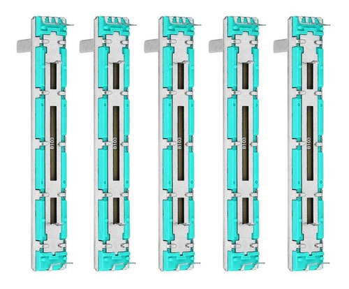 Potenciómetro Deslizante De 5 Piezas Faders Mezcladores