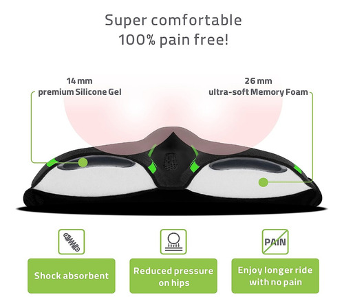 Asiento Bicicleta Funda Cobertor Tapa Silicona