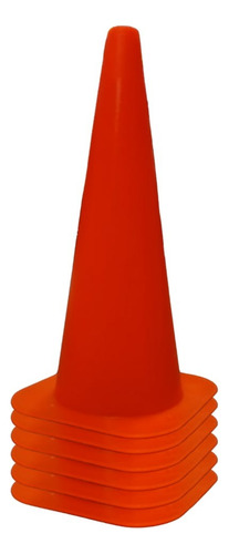 Cono Rígido De Pvc 30cm Tsp Coordinación / Entrenamiento Naranja