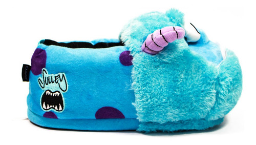 Imagem 3 de 4 de Pantufa Unissex Sulley Cabeca Dream Store Azul
