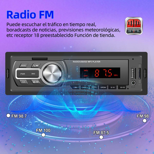 Latest Multi-function Car Radio Bluetooth Car Stereo