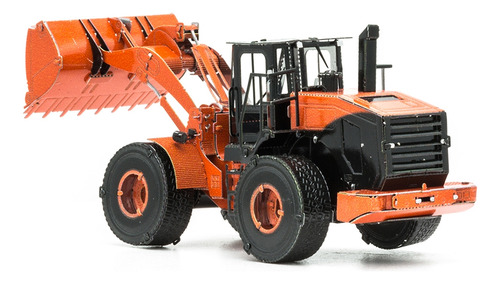 Rompecabezas Metálico 3d Diseño Tractor De Carga Metal Earth
