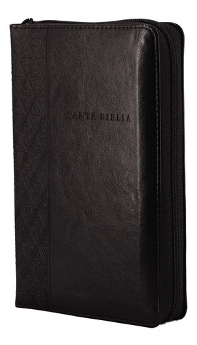 Santa Biblia Compacta Rvr1960 Imitación Piel Negro Con Cierre, De Reina Valera 1960. Editorial Vida, Tapa Blanda En Español, 2020 Color Negro, Letra 9 Puntos