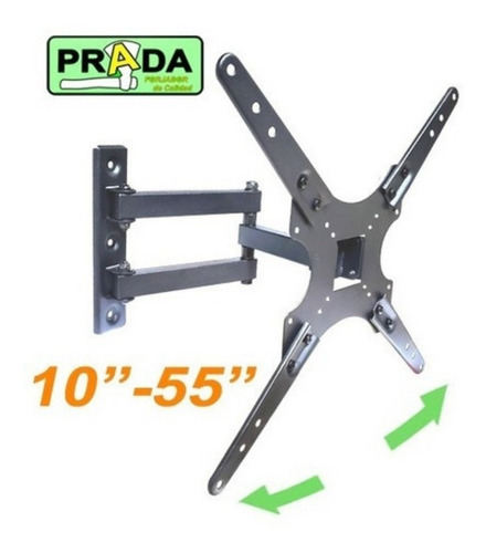 Imagen 2 de 6 de Soporte Tv Movil Articulado 10 A 55 Soporta Hasta 40kg