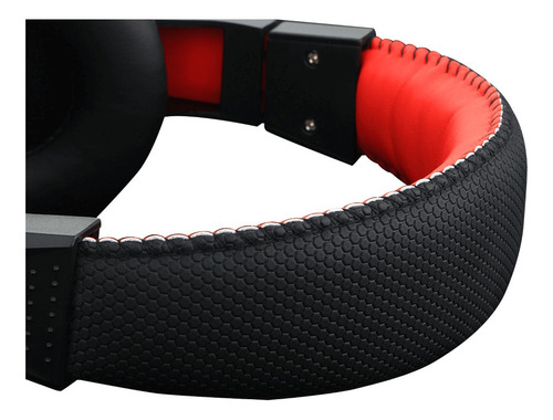 Imagen 4 de 4 de Auriculares gamer Redragon Ares H120 negro y rojo