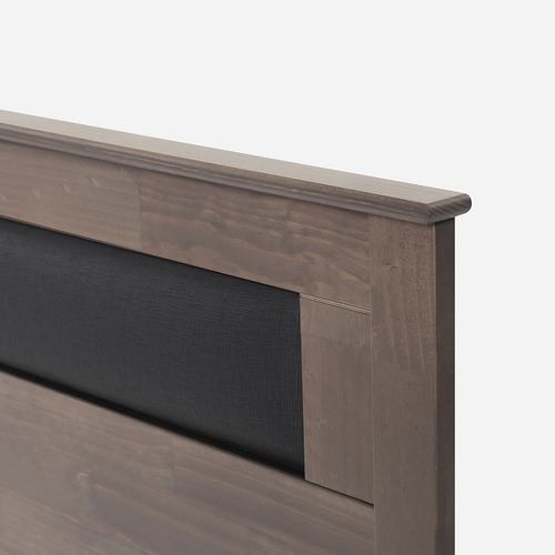 Cama Europea Pratta 1,5 Plazas P. Madera+muebles Ferrara Gra