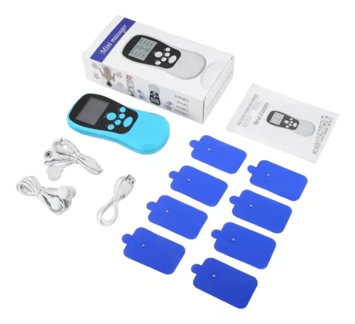 Tens Fisioterapia, Electroestimulador Digital Muscular, Mini Masajeador Y  Estimulador, Electrodos Para Tens, Gimnasia Pasiva, Electro Estimuladores