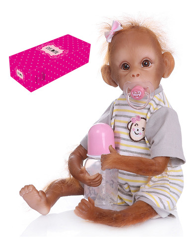 Muñeco De Mono Realista Doll Cm Lifelike 40 Baby De 16 Pulga