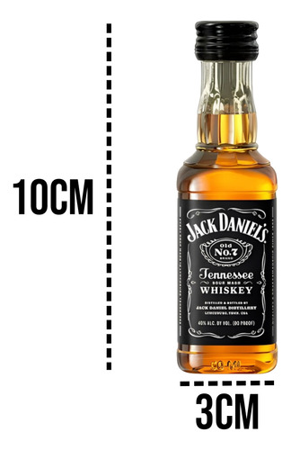 100 Lembrancinhas Jack Daniels 50ml Para Empresas