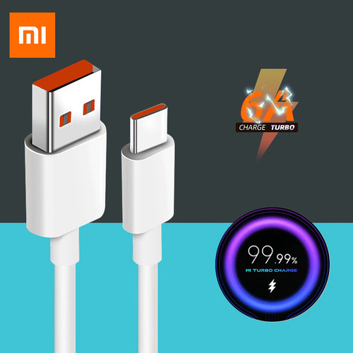 Cargador Xiaomi 67w Original Tipo C Redmi Note Poco Mi Ultra Blanco