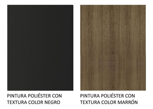 Ropero Closet Madesa 3 Puertas 1 Espejo Nm 02 Color Negro/Marrón