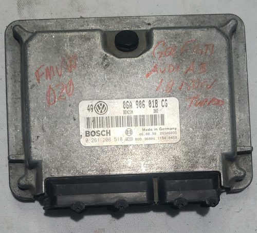 Módulo Injeção Vw Golf Gti Audi A3 1.8 T 150cv 06a906018cg (Usado)