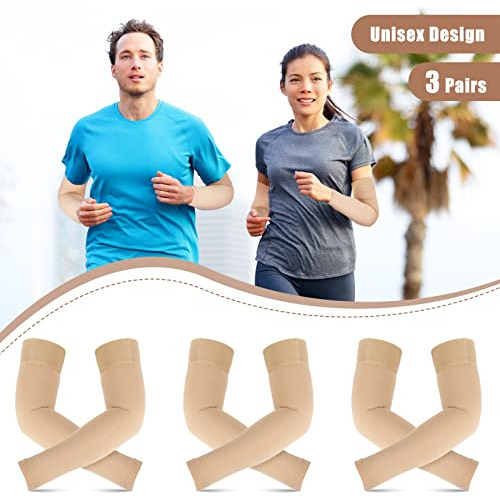 3 Pares De Mangas De Compresión Para Linfedema Para Hombres