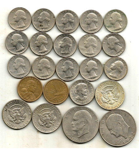 Monedas Americana En Lote Precio De Remate!!!!!!!!!!!!!!!!