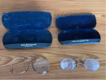 Comprar 2 Antiguos Pares De Anteojos Lutz Fernando Con Estuches.