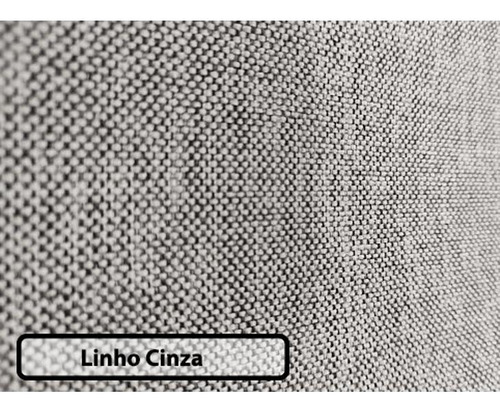 Cabeceira Herval Estofada King Serena, 193 Cm, Linho Cinza