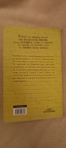 Ventajas De Ser Invisible, De Chbosky, Stephen. Ed.alfaguara