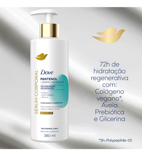 Kit 2 Séruns Corporal Dove Pantenol 380ml - Unilever