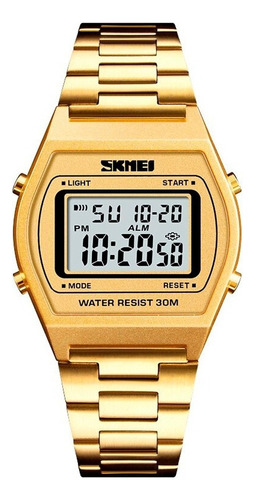 Relógio Feminino Skmei Digital 1328 A10373 Dourado Cor do fundo Claro