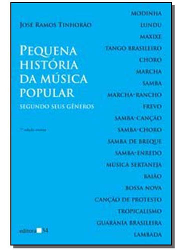 Pequena História Da Música Popular Segundo Seus Gêneros