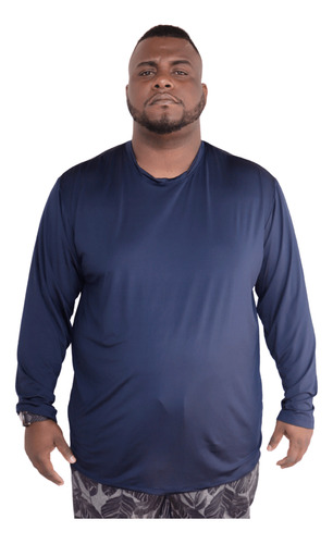 Camiseta Plus Size Proteção Térmica Uv50+ Segunda Pele