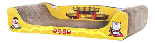 Cama De Arranhar Para Gatos O Papelão 50cmx28cmx11cm