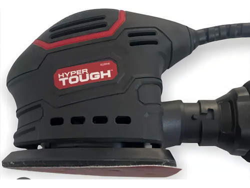 Lijadora Orbital Para Detalles De 1,5 Amperios Hyper Tough Color Negro