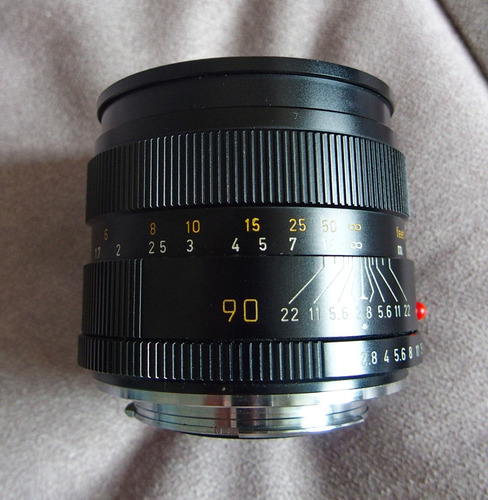 Leica R 90mm F2.8 Como Nova Adapt Canon Sony Nikon Z Leica R Preto (Usado)