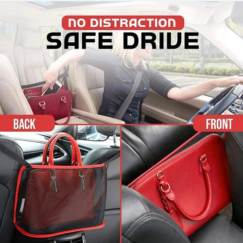 Asiento Organizadora Coche Malla Red Elástica Almacenamiento
