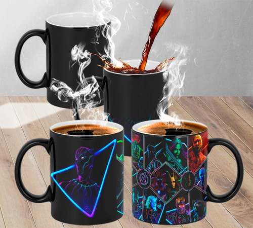 Imagen 1 de 5 de Taza Mágica Grande 15 Onzas Diseño Personalizado