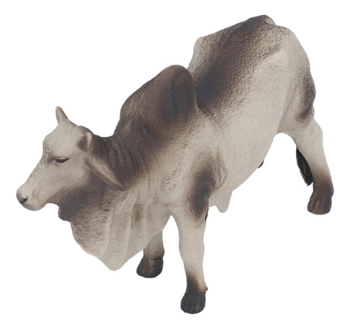 Figura De Plástico Modelo Toro En Miniatura Realista Simulad
